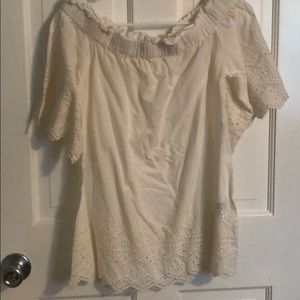 Off the shoulder blouse